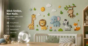 Wall Decore with Nano Tape 